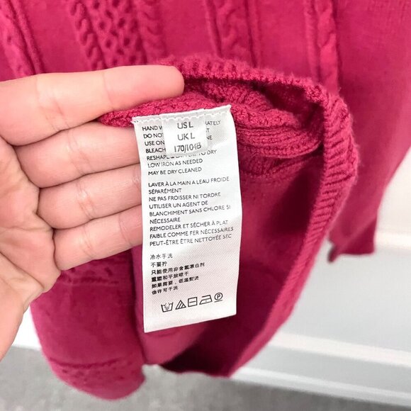 NWT Free People Small World Mini Dress Red Long Sleeve Size L - Picture 5 of 7